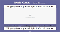 Desktop Screenshot of idrisozek.com