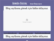 Tablet Screenshot of idrisozek.com